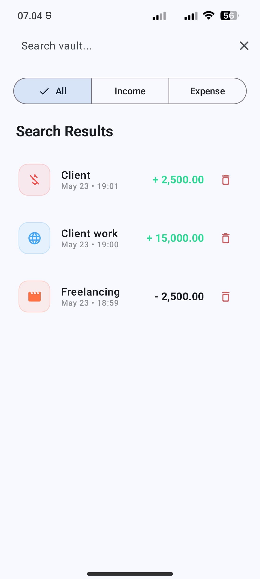 Search Vault
